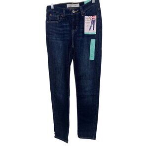 Levi’s Signature Gold Girls Jeans Skinny Size 14 Iconic Stretch  NWT Dark Wash